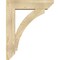 Ekena Millwork Thorton Slat Rough Sawn Bracket w/ Offset Brace, Douglas Fir, 8"W x 32"D x 40"H BKT0806X32X40THR06RDF - alternate 4